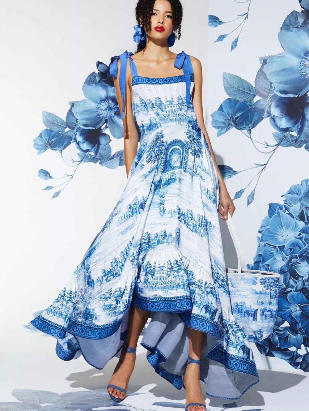 Alice and Olivia Rosalee Tie Strap Dress